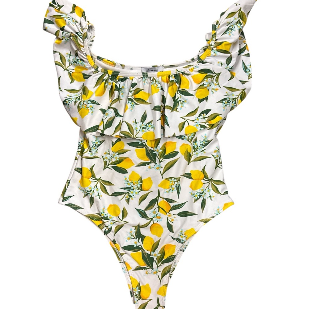 Revamped Lemon 🍋 Leaf  One Piece Swimsuit